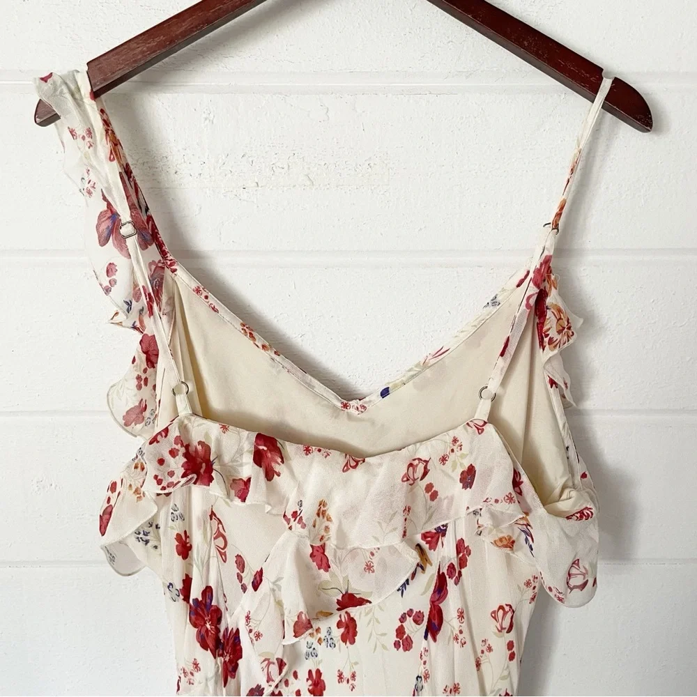 NWT Anthropologie Let Me Be Sleeveless Ruffle Floral
Maxi Dress Size 14 - Picture 10 of 15